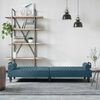 vidaXL Sofa Bed with Armrests Light Grey Velvet
