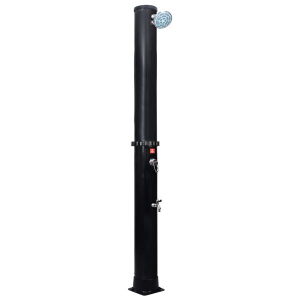 vidaXL Outdoor Solar Shower with Shower Head and Faucet 40 L