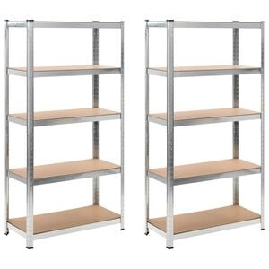 vidaXL Heavy-duty Storage Rack 2 pcs