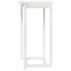 vidaXL Bar Table White 60x60x110 cm Solid Wood Pine