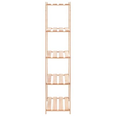 vidaXL 5-Tier Storage Rack 80x38x170 cm Solid Pinewood 250 kg