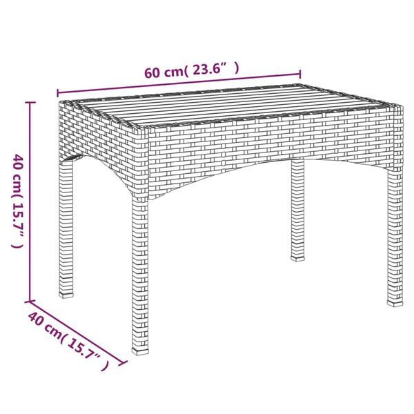 vidaXL 5 Piece Garden Dining Set with Cushions Black Poly Rattan