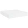 vidaXL Floating Wall Shelf High Gloss White 23x23.5x3.8 cm MDF