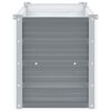 vidaXL Garden Raised Bed Galvanised Steel 100x40x45 cm Grey