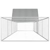 vidaXL Chicken Coop 10x2x2 m Galvanised Steel