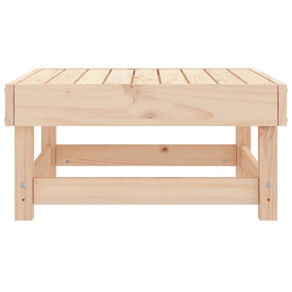 vidaXL Garden Footstool Solid Wood Pine