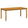 vidaXL Dining Table | Brown | Solid acacia wood | Large | Durable | Dining Table