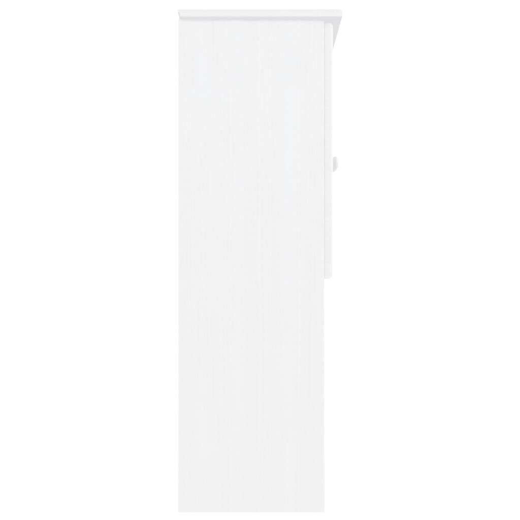 vidaXL Dresser Top ALTA White 77x30x92 cm Solid Wood Pine