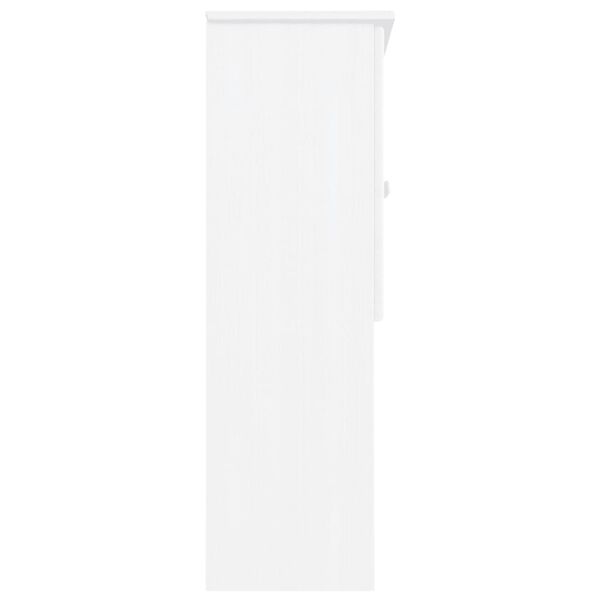 vidaXL Dresser Top ALTA White 77x30x92 cm Solid Wood Pine