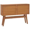vidaXL Console Table 110x30x79 cm Solid Teak Wood