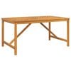 vidaXL Garden Dining Set 4 pcs Brown 150 x 90 x 74 cm