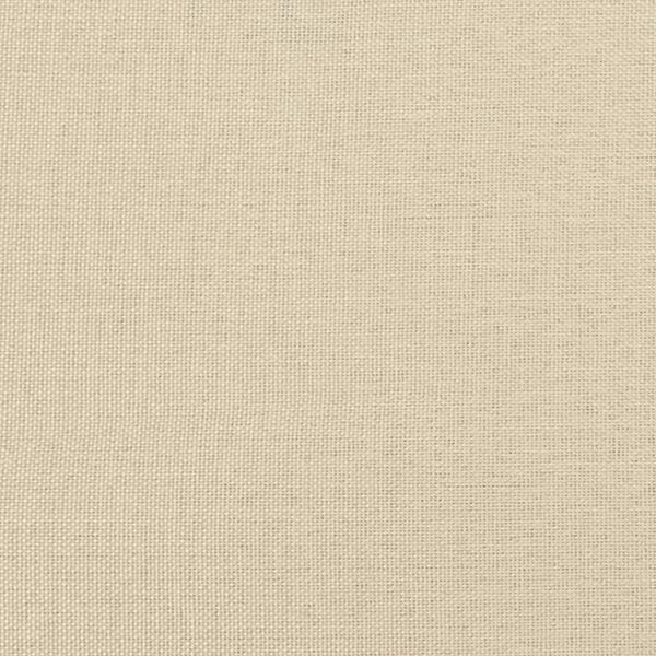 vidaXL Slipper Chair Cream Fabric
