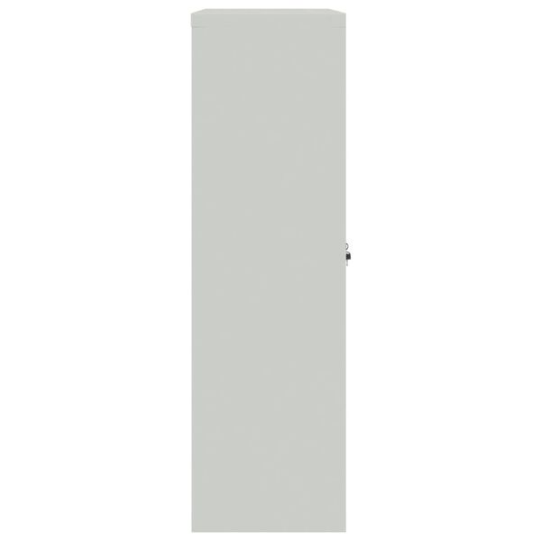 vidaXL Office Cabinet 90x40x140cm Steel Grey