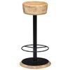 vidaXL Bar Chairs 2 pcs Solid Mango Wood