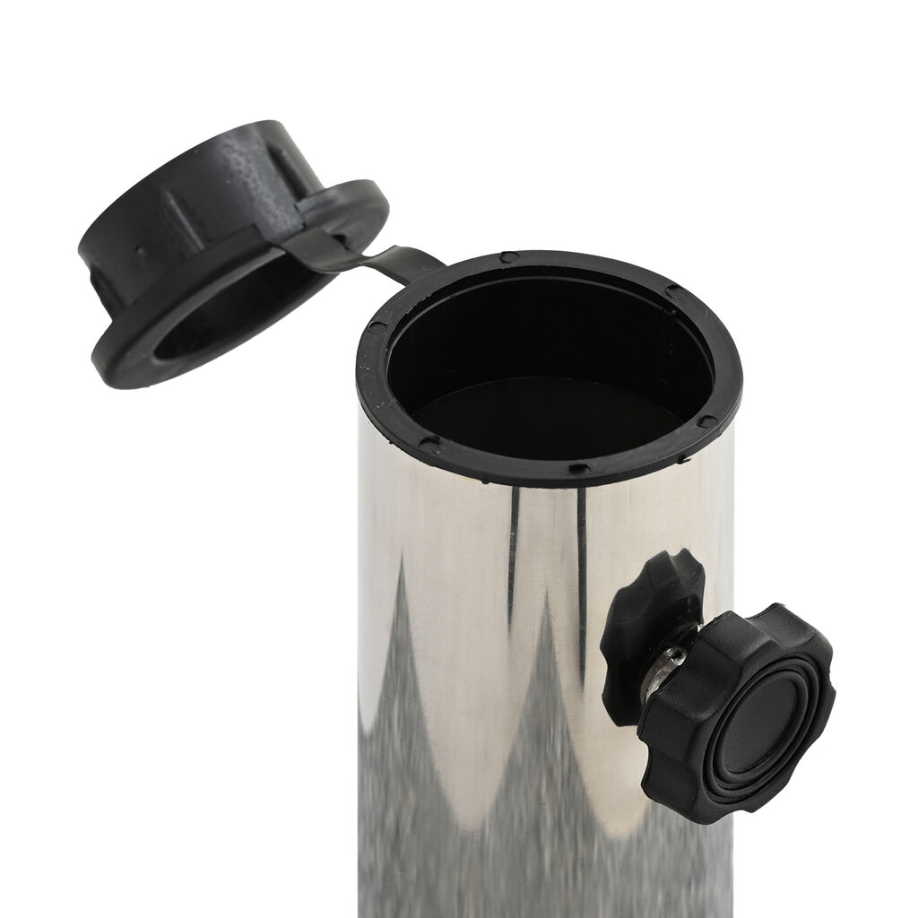 vidaXL Umbrella Base Black 45x25x8 cm Granite