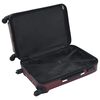 vidaXL Hardcase Trolley Set 3 pcs Wine Red ABS