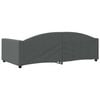 vidaXL Day Bed without Mattress Dark Grey 100x190 cm Fabric
