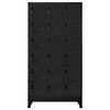 vidaXL Locker Cabinet Black 90x40x180 cm Steel