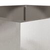 vidaXL Planter Silver 32x30x29 cm Stainless Steel