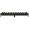 vidaXL Bed Frame without Mattress Black 100x203 cm Twin XL Faux Leather