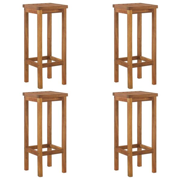 vidaXL 5 Piece Garden Bar Set Solid Wood Acacia