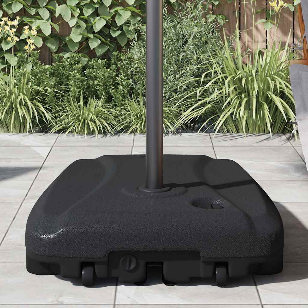 vidaXL Outdoor Umbrella Stand Black