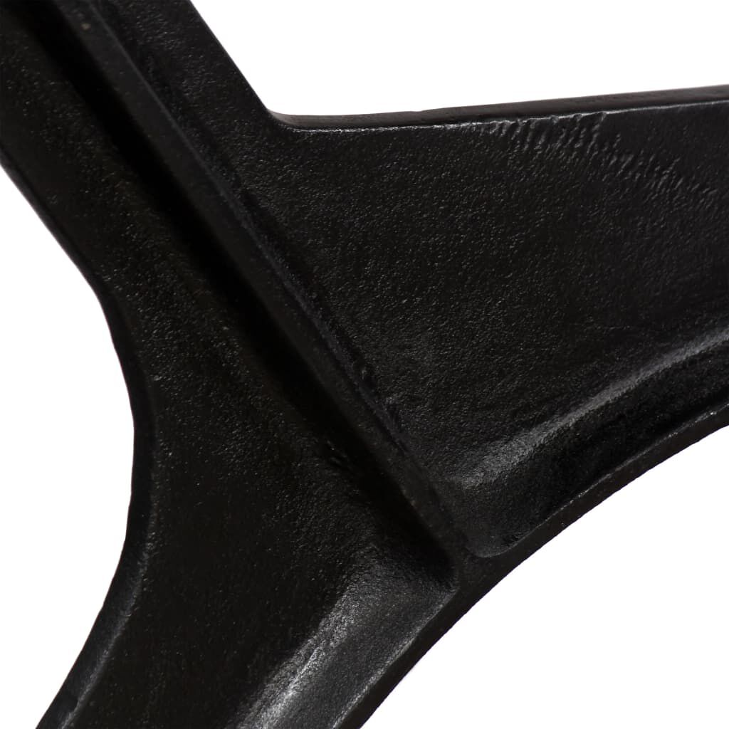 vidaXL Coffee Table Legs 2 pcs O-Frame Cast Iron