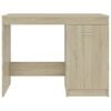 vidaXL Desk Sonoma Oak 100x50x76 cm Engineered Wood