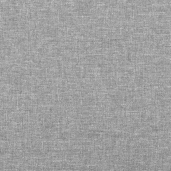 vidaXL Bed Frame without Mattress Light Grey 100x190 cm Twin Fabric