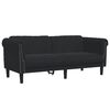 vidaXL 2 Piece Sofa Set Black Velvet