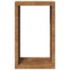 vidaXL Firewood Rack 60x40x100 cm Weathering Steel