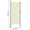 vidaXL Outdoor Roller Blind 100x270 cm Cream