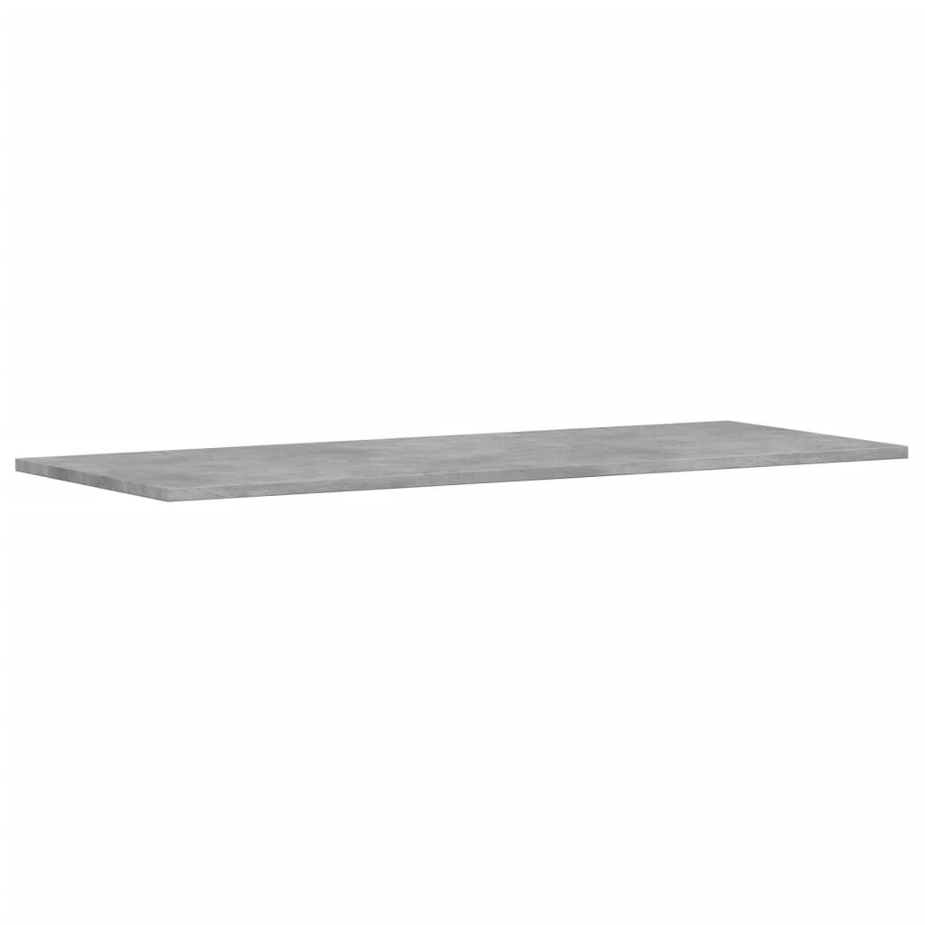 vidaXL Bookshelf Boards 4 pcs Concrete Grey 100x40x1.5 cm Engineered Wood