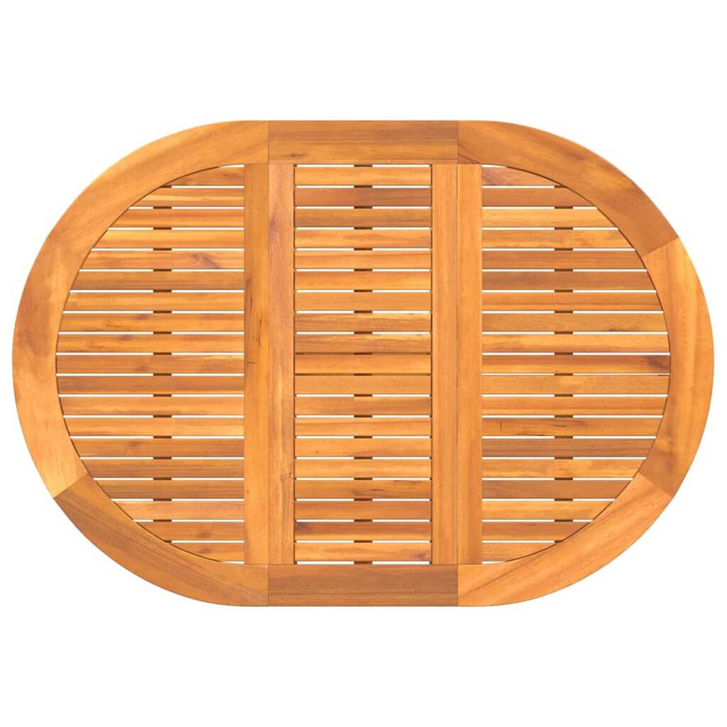 vidaXL Garden Table Folding Brown 110 x 60 x 72 cm Solid Acacia wood