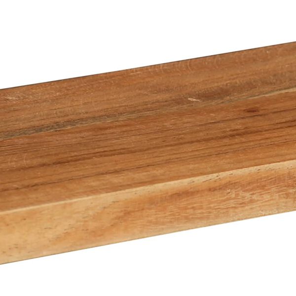 vidaXL 3 Piece Wall Cube Shelf Set Soild Acacia Wood