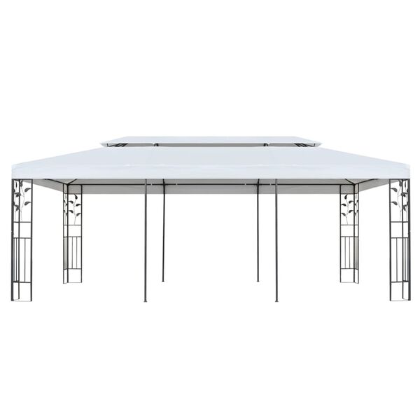 vidaXL Gazebo 3x6 m White
