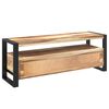 vidaXL TV Cabinet 120x35x45 cm Solid Wood with Honey Finish