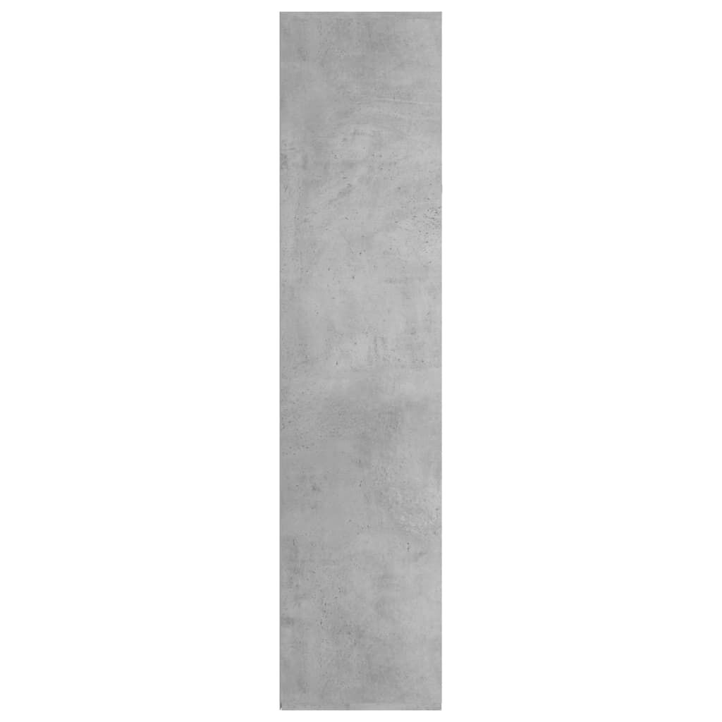 vidaXL Book Cabinet/Sideboard Concrete Grey 66x30x130 cm Engineered Wood