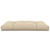 vidaXL Pallet Cushion Beige 120x80x12 cm Fabric
