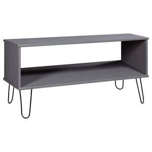 vidaXL Coffee Table New York Grey Solid Pine Wood