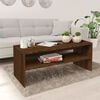 vidaXL Coffee Table Brown Oak 100x40x40 cm Engineered Wood