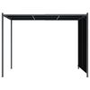 vidaXL Garden Pergola with Retractable Roof 3x3 m Anthracite