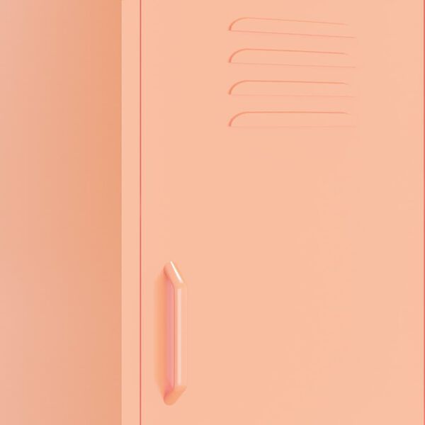 vidaXL Storage Cabinet Pink 42.5x35x101.5 cm Steel