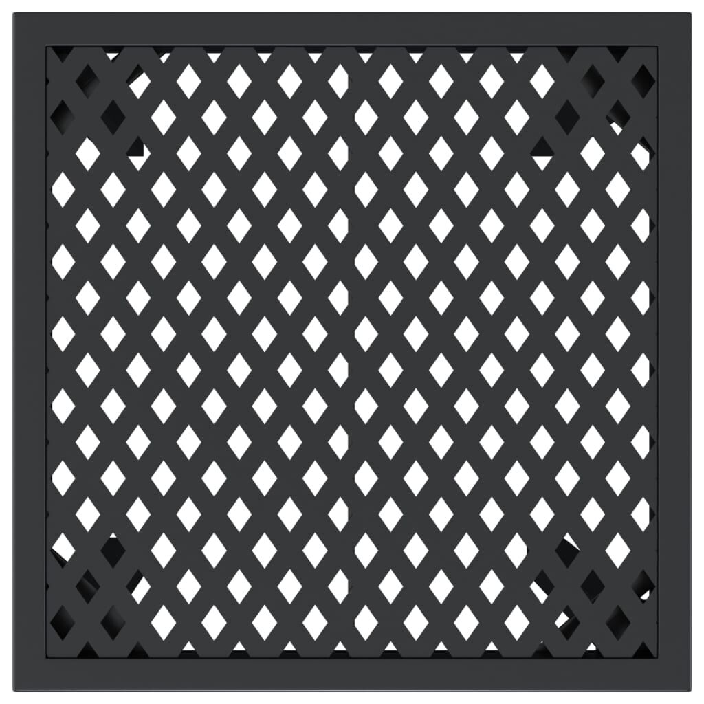 vidaXL Garden Table Anthracite 50x50x72 cm Steel