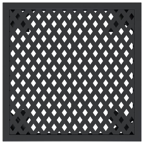 vidaXL Garden Table Anthracite 50x50x72 cm Steel