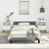 vidaXL Bed Frame without Mattress Dark Grey 100x203 cm Velvet