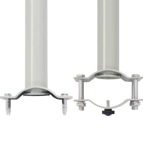 vidaXL Patio Retractable Side Awning 120 x 300 cm Cream
