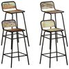 vidaXL Bar Chairs 4 pcs Solid Reclaimed Wood