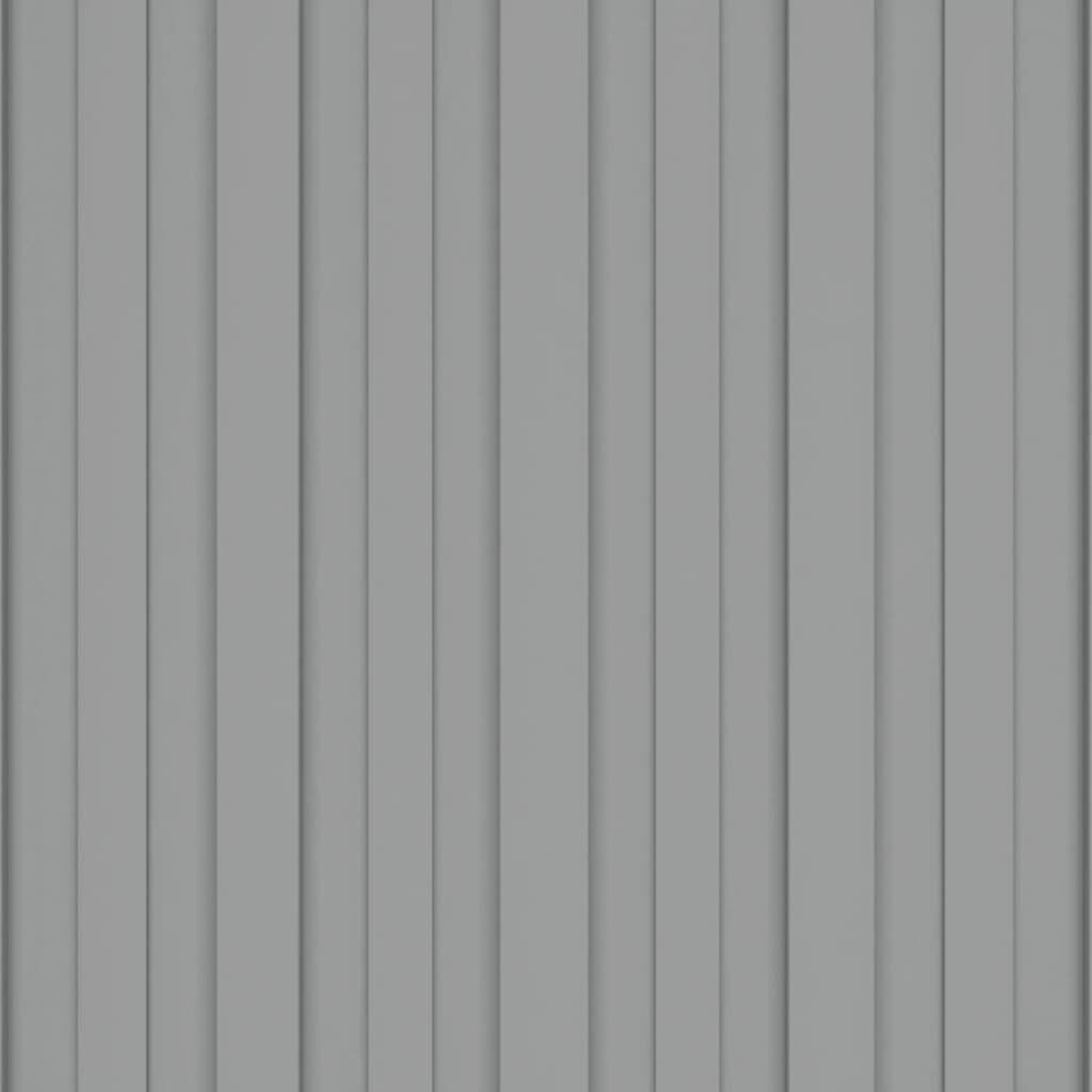 vidaXL Roof Panels 36 pcs Galvanised Steel Grey 60x45 cm