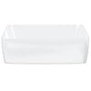 vidaXL Wash Basin White 48x37x13 cm Ceramic Rectangle